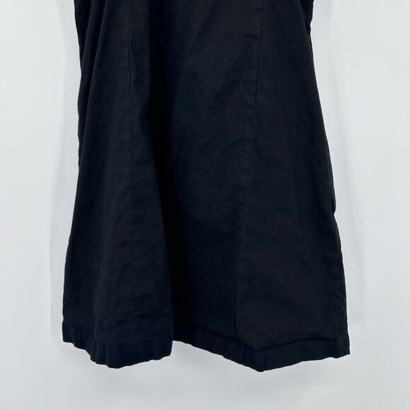 Athleta Paradise Cami Dress Black Linen Blend Pockets Mini Womens Size XS - Picture 10 of 12